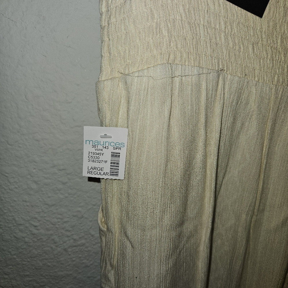 Maurice's High Rise Cream Pants - Picture 4 of 5
